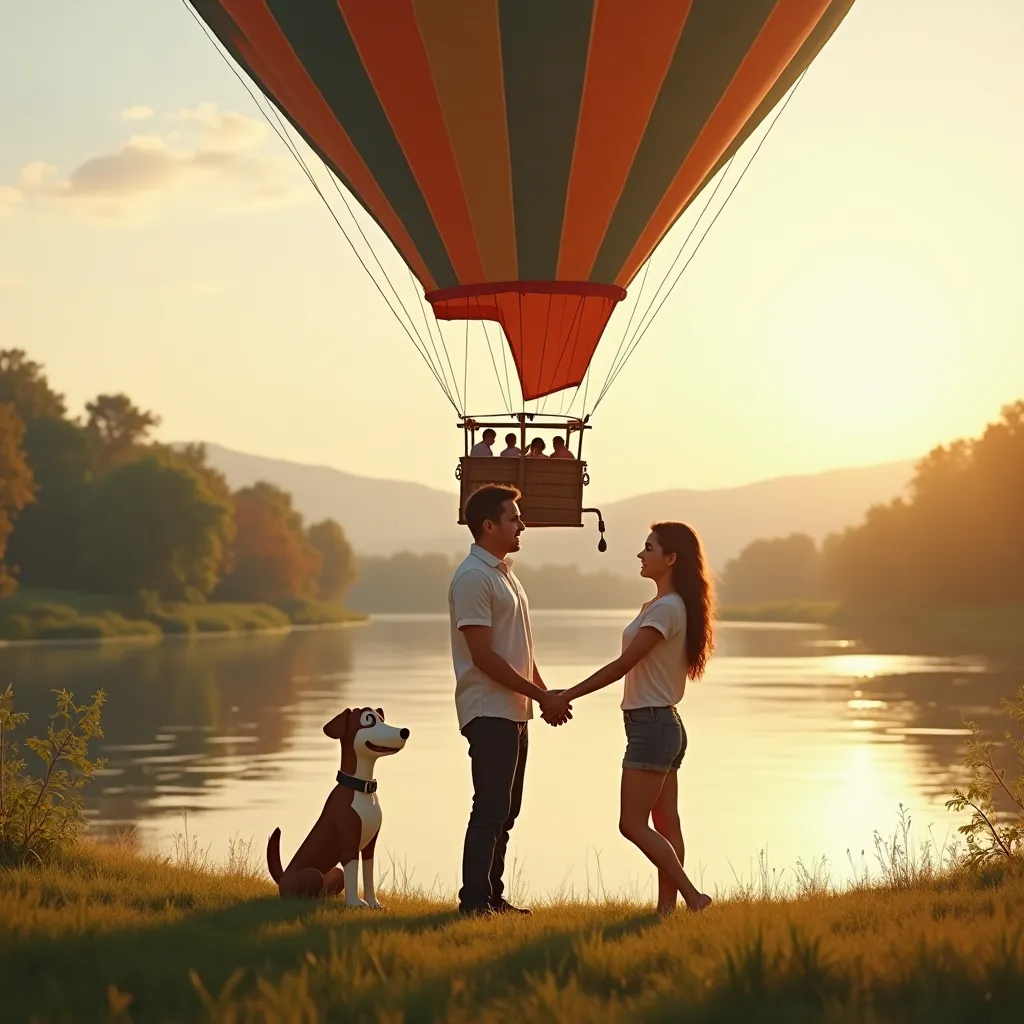 Festival de montgolfières avec ballons colorés en vol.